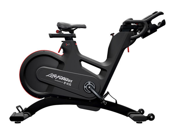 Right-side view of the Life Fitness IC7 Indoor Cycle