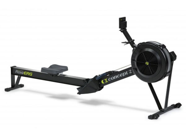Angled view of the Concept2 RowErg