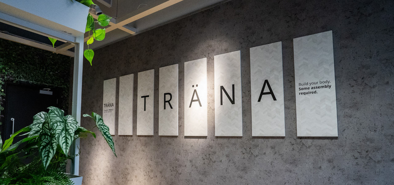 An image of the entrance to the IKEA Glasgow gym.