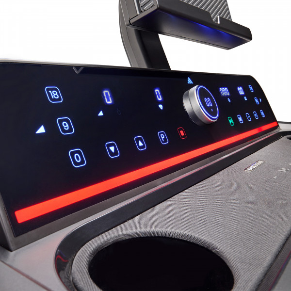 adidas T-700 treadmill console and controls close-up