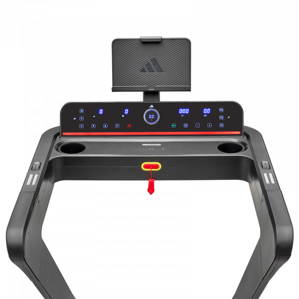 adidas T-700 treadmill front console and tablet holder
