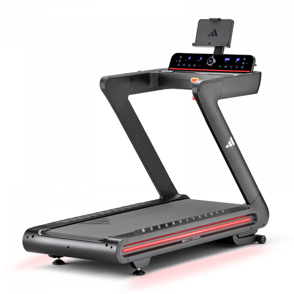adidas T-700 treadmill three-quarter product view