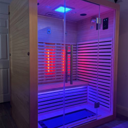 The Infrared Hanko installed in a bathroom setting.
