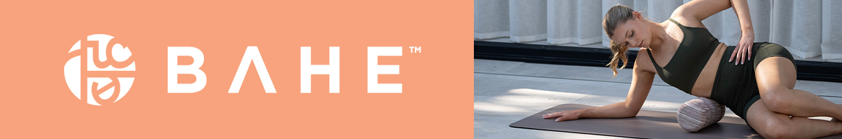 Product banner of a model using the BAHE Sculpted Roller 