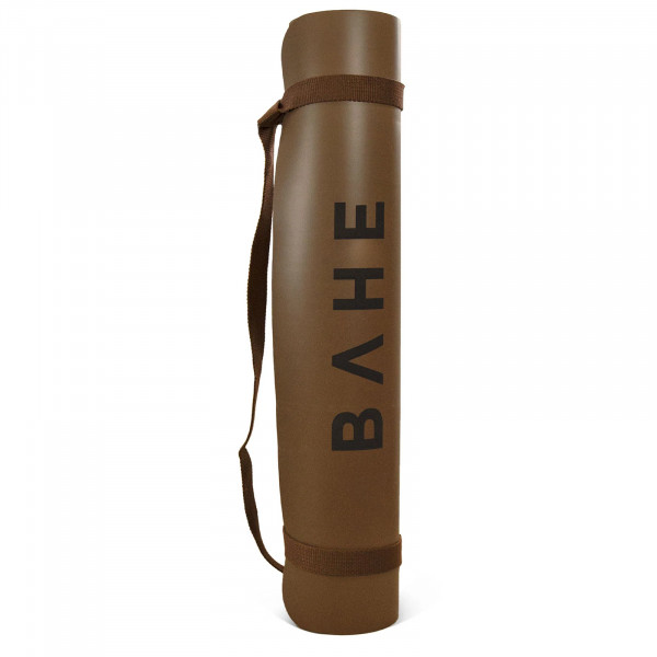 A white background product image of the BAHE Power Hold 4mm Mat in the cinnamon colour variant.