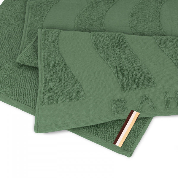 White background image of the BAHE Sweat Towel - Khaki - close up