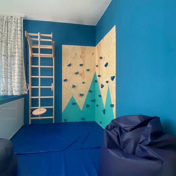 BenchK Gymnastics Accessories for Children A204 - in a home gym setup