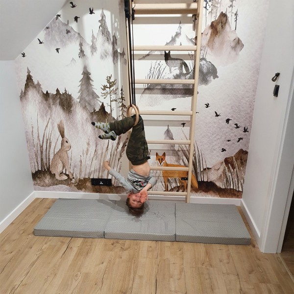 BenchK Gymnastics Accessories for Children A204 - rings in use