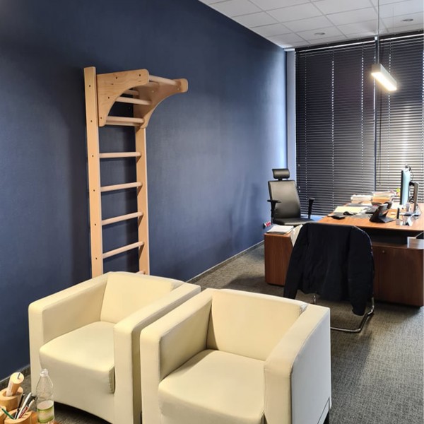 BenchK Pull Up Bar PB204 - in a home gym setup