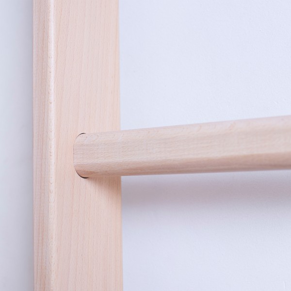 BenchK 111 Series 1: 100 Wall Bars + Pull Up Bar PB204 - assembled