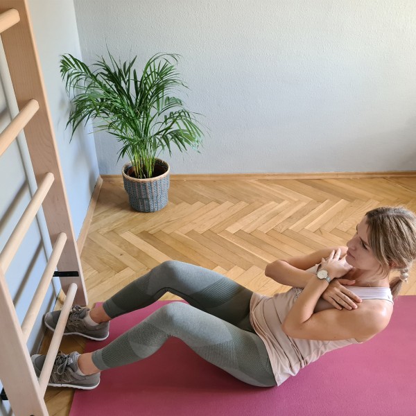 BenchK 111 Series 1: 100 Wall Bars + Pull Up Bar PB204 - during a workout