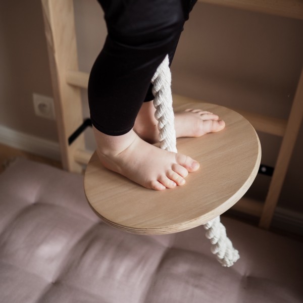 BenchK 112 + A204 Series 1: 100 Wall Bars + Pull Up Bar PB204 + Gymnastics Accessories for Children + BenchTop BT204 - in use