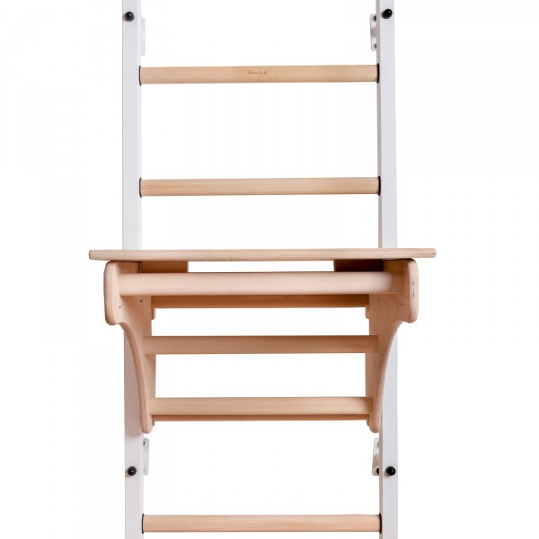 BenchK 212 W + A204 Series 2: 200 Wall Bars + Wooden Pull Up Bar + Gymnastics Accessories for Children + BenchTop - detailed view