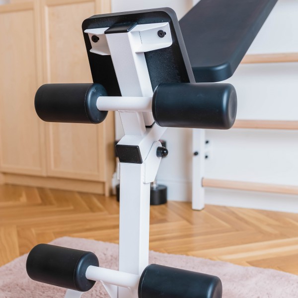 BenchK B1 Weight Bench White - detailed view