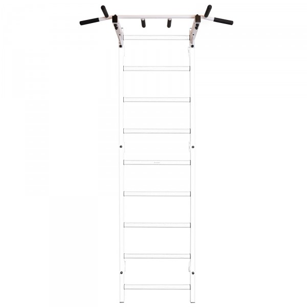 BenchK Pull Up Bar PB2W White - front view