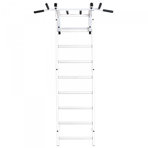 BenchK Pull Up Bar PB3W White - front view
