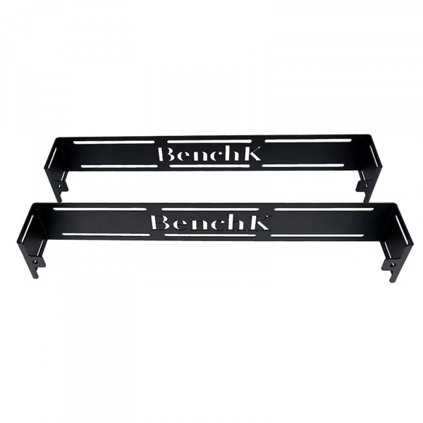BenchK Wall Holders Black WHB + S8 - secure workout space