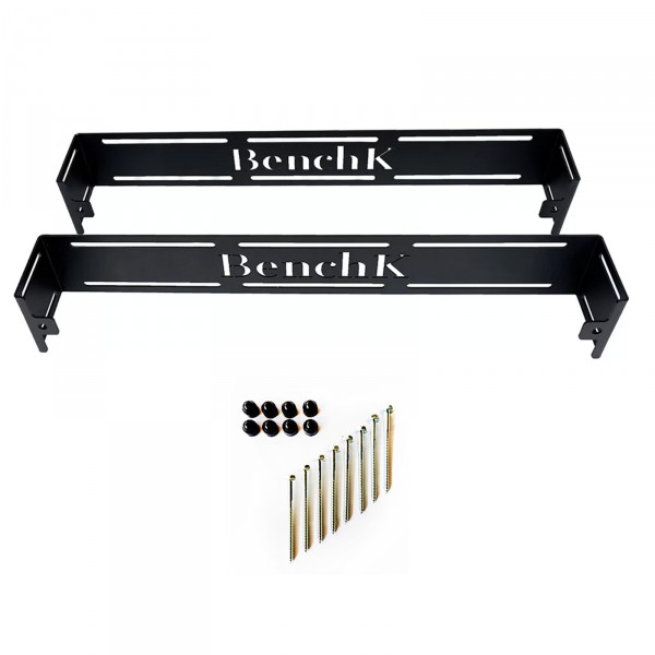 BenchK Wall Holders Black WHB + S8 - stable fitness solution