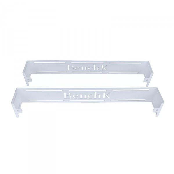 BenchK Wall Holders White WHW + S8 - clean and secure