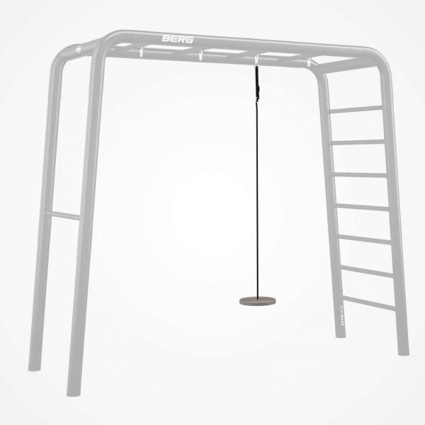 BERG PlayBase Disc Swing attached to frame