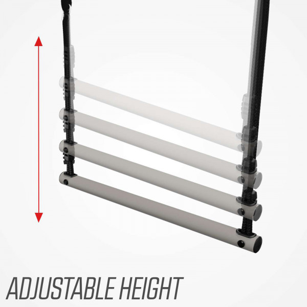 Adjustable height shown for the BERG PlayBase Trapeze
