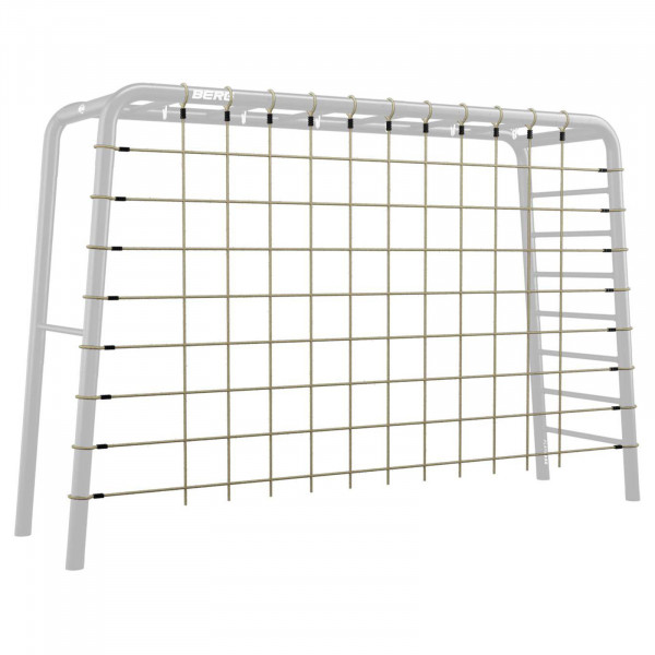 BERG PlayBase Climbing Net attached to frame - size L