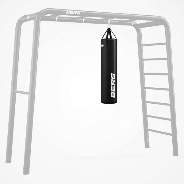 BERG PlayBase Boxing Bag mounted on frame