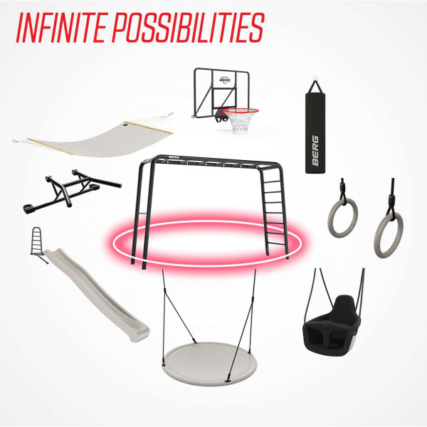 BERG PlayBase with full range of compatible accessories
