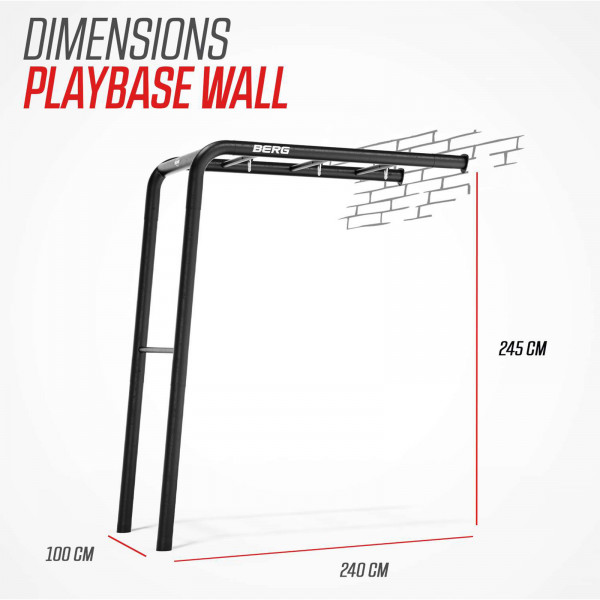 Dimensions of the wall BERG PlayBase