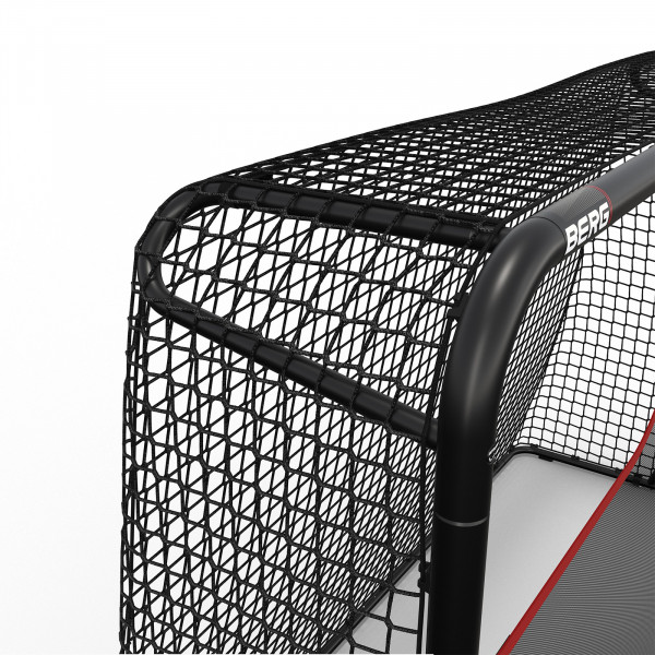 Close-up of the top corner of the BERG SportsGoal Target Net.
