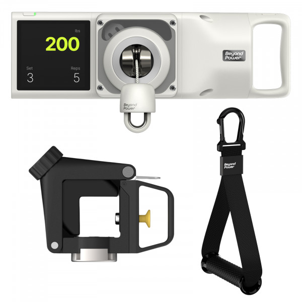 Beyond Power VOLTRA I Smart Cable Trainer - Sliding Rack Mount + Handle