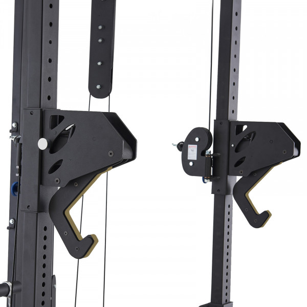 Close-up of the BodyCraft SG1 cable hooks