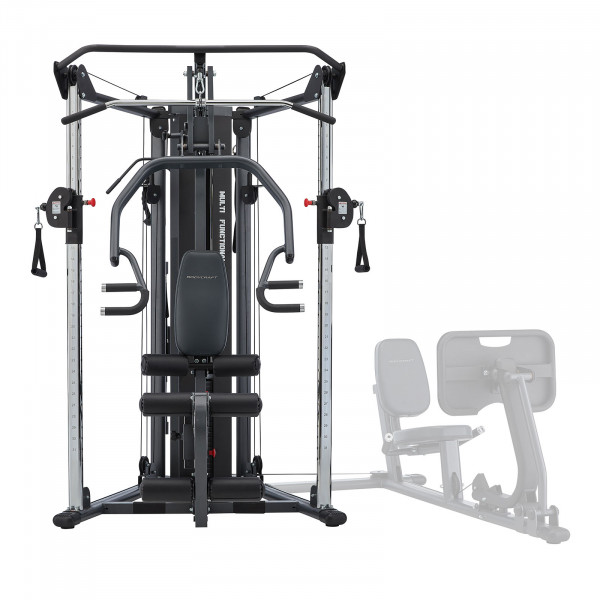 BodyCraft MFT with optional leg press station - front view