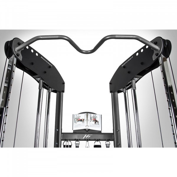 Multi grip pull up bar on the BodyCraft HFT Functional Trainer