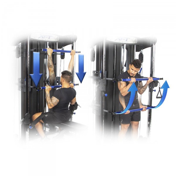 Achieve precise strength gains with the counter-weighted barbell.