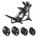 BodyCraft F660 3-in-1 Adjustable Leg Press, Hack Squat & Hip Sled Machine