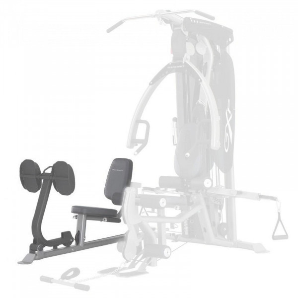 BodyCraft GXP leg press attachment with ghosted multi-gym