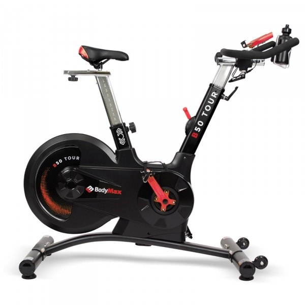 Spin bike with resistance lever on sale