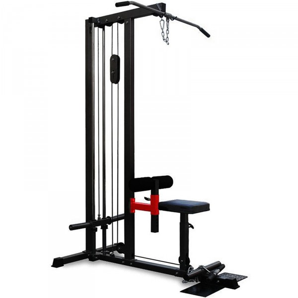 Angled view of the BodyMax CF660 Plate Loading Lat Pulldown / Low Pulley