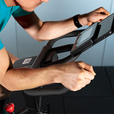 A close-up of the BodyMax SC30 console