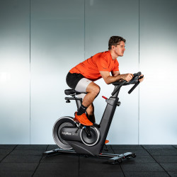 BodyMax SC50 bike in use - seated position