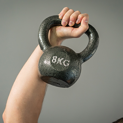 BodyMax Grey Cast Iron Kettlebells