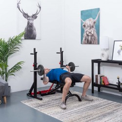 BodyMax CF315 Squat Stands - in use 1