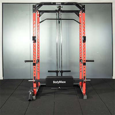Lifestyle image of the BodyMax Hip Thrust Bench on the BodyMax CF475 