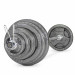 BodyMax Olympic Cast Tri-Grip Weight Kit with 7ft Bar - 100kg / 145kg / 200kg
