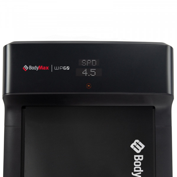 Display panel of the BodyMax WP60 Treadmill showing speed settings