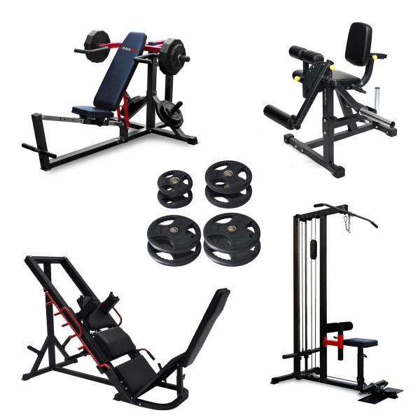 Included in the BodyMax Home Gym ISO Set - 120kg Rubber.
