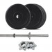 Bodymax Standard 1" Rubber Weight Plates Kit - 35kg or 65kg Weight Options