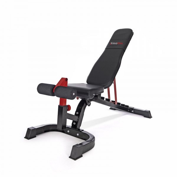 Front-right angle of the BodyMax CF430 Adjustable Heavy Duty Weight Bench