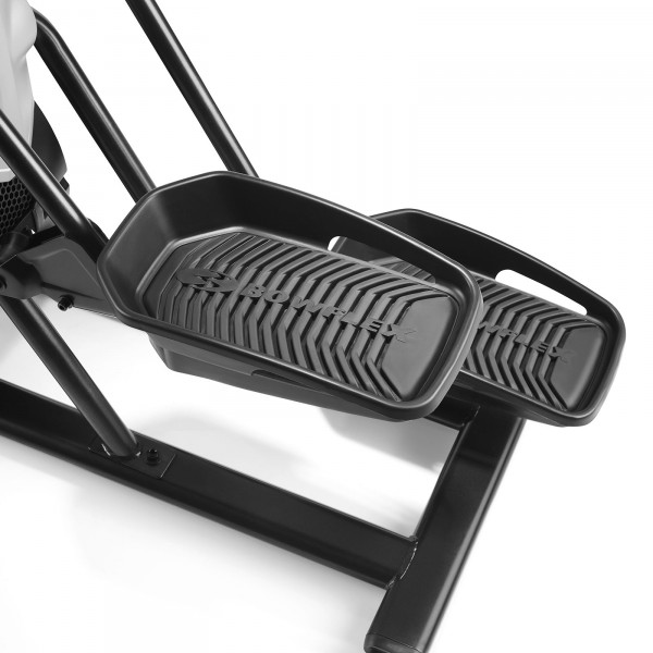 Unique handlebar grips provide upper body engagement on the Bowflex Max Trainer M6 Stepper.
